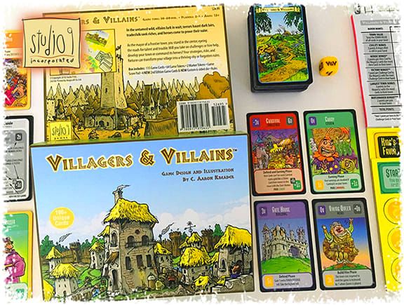 Villagers and villains box contents